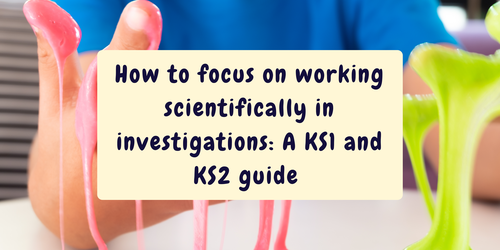 How to focus on working scientifically in investigations: A KS1 and KS2 guide 