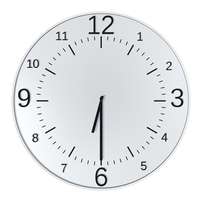 half past 6