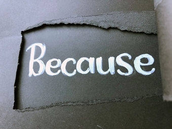 because