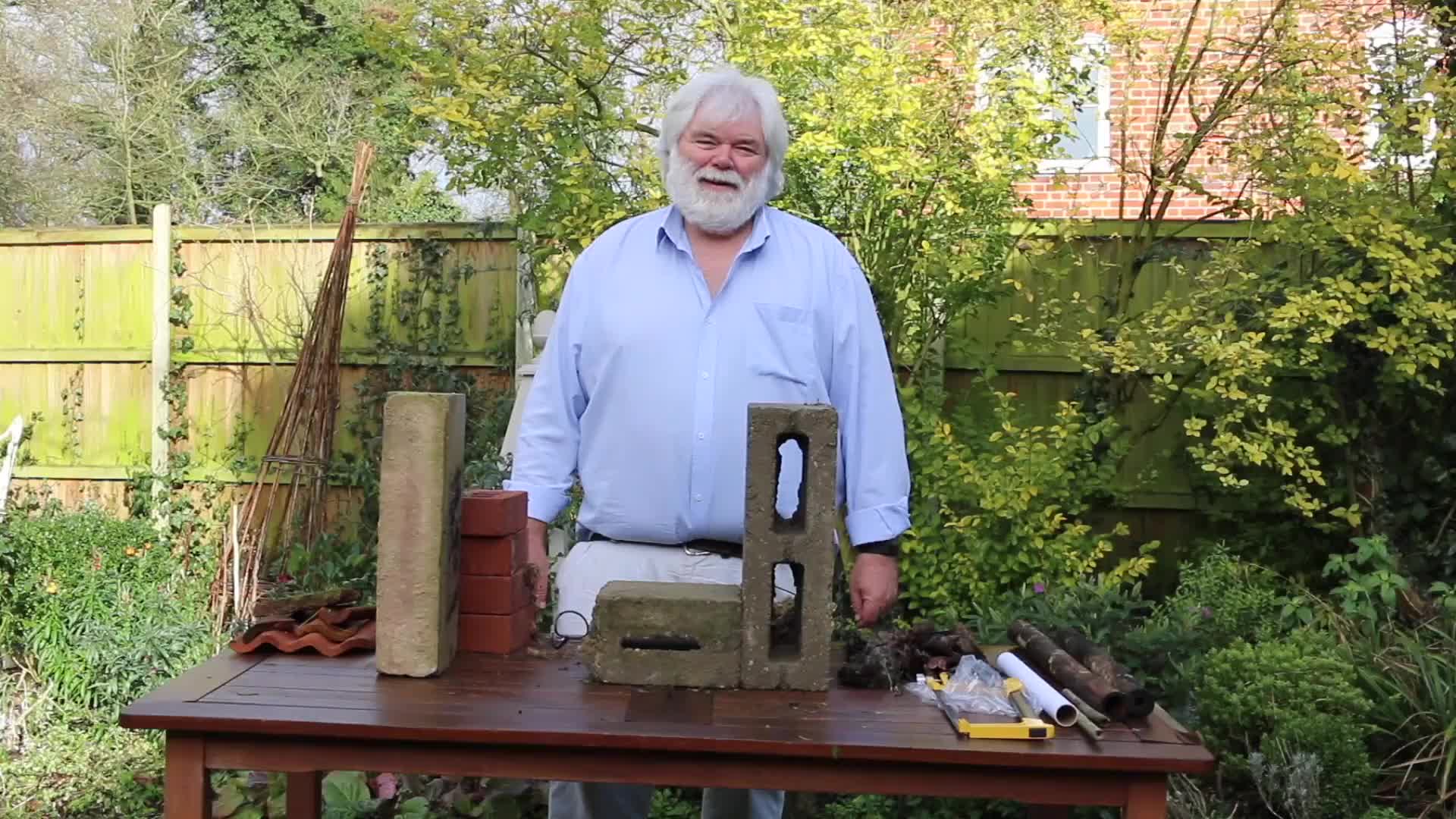 Today's Mission Assignment: Making a Bug Hotel.