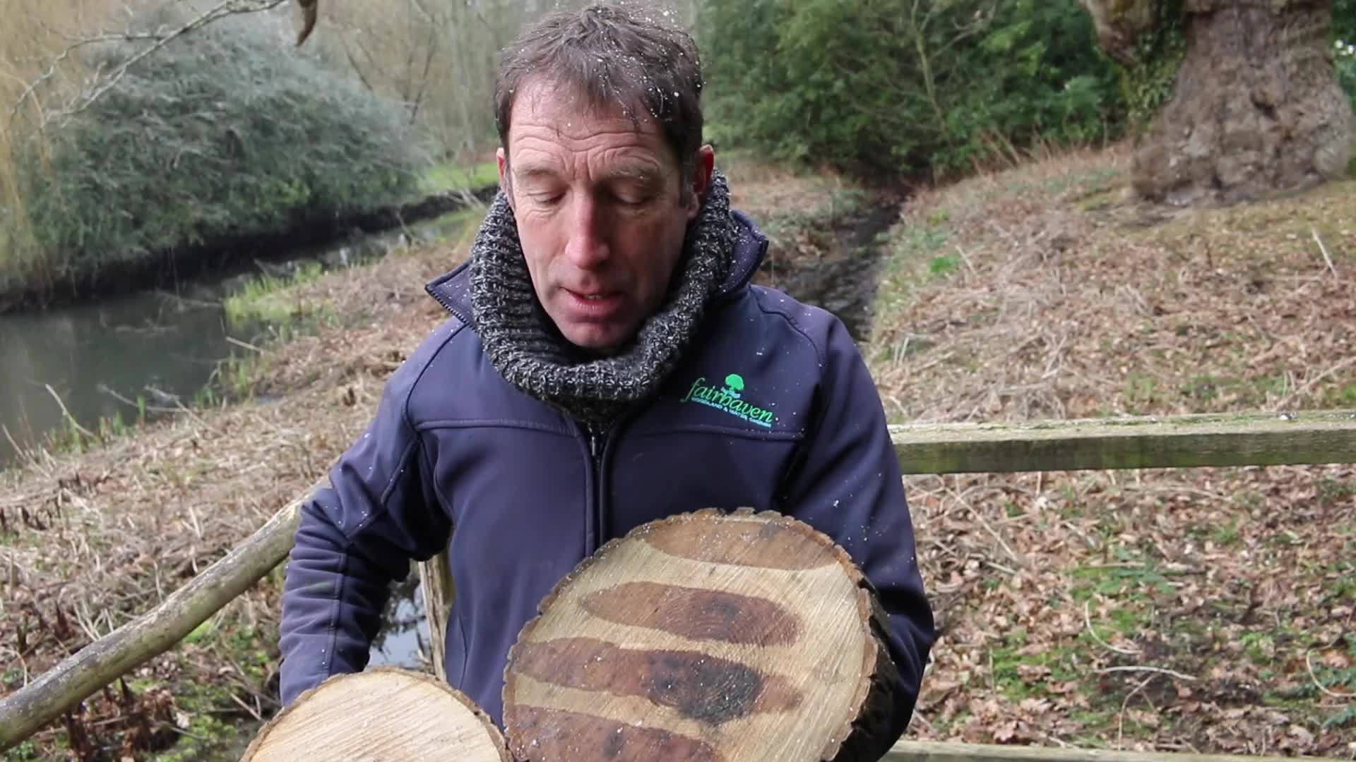 You can tell by counting the rings inside it if you cut a part of the tree away. Here, Ian Guest explains it in more depth!
